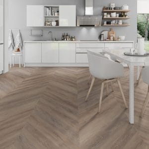 Vinil za lepljenje Cerused Oak Dark Natural - Chevron (kuhinja)