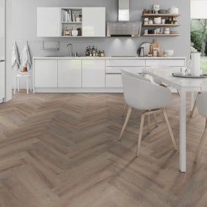 Vinil za lepljenje Cerused Oak Dark Natural - ribja kost (kuhinja)