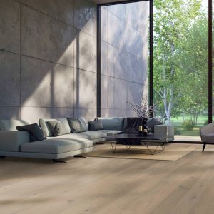 Gotovi hrastov parket Sand Grey Universal - prostor