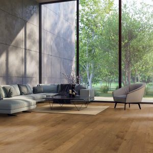 Gotovi hrastov parket Vintage Brown - prostor